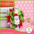 Santa Claus Christmas Bows for Girls Hair